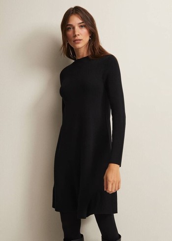 Phase Eight Vickie Fine Knitwear Black Canada | PRAWFL-301